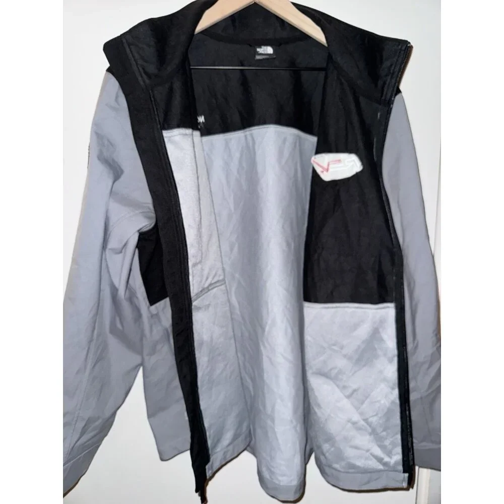 The North Face Castle Rock Jacket Collared Black/Grey Polyester Men’s Size XL